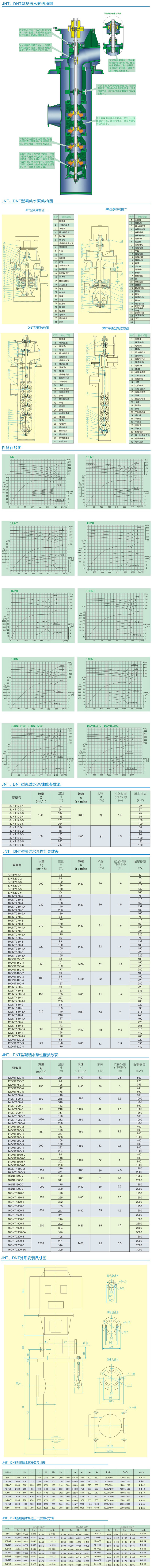 電力用泵結構參數