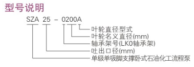 ZE型石油化工流程泵型號說(shuō)明